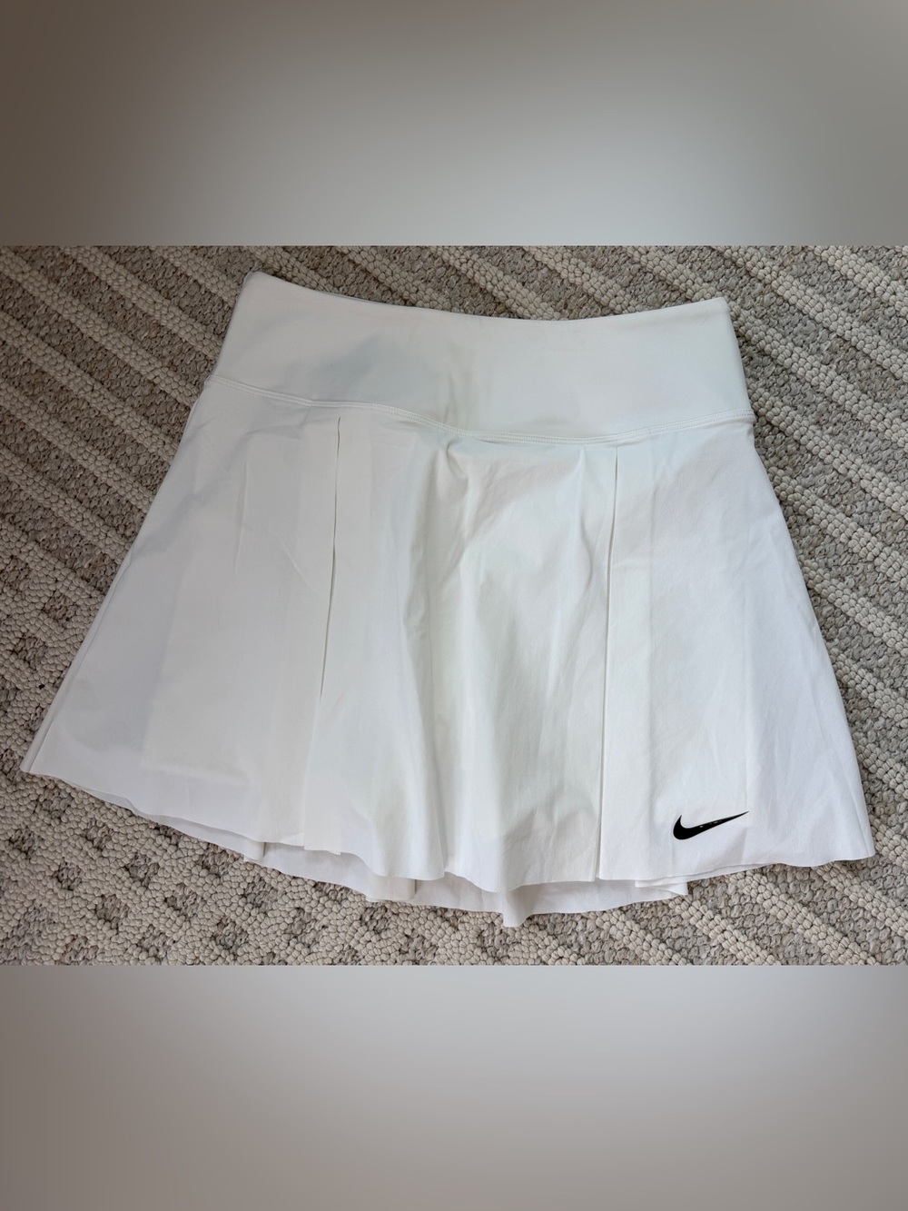 Nike white tennis skirt medium
